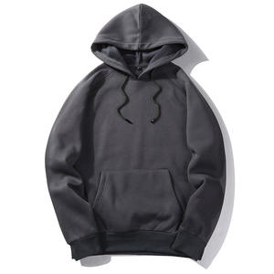 2025 dernier Style pull à capuche pour hommes personnalisé imprimé 100% coton Polyester haute qualité conception de poche hiver uni solide - Product Image 4