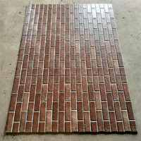 Carreaux de revêtement mural antibactériens en porcelaine mate 300x600mm, aspect pierre naturelle, haute profondeur, modernes, pour piscine extérieure