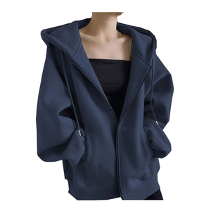 2025 Winter Oversized <b>Hoodie</b> Sweatshirts Zip-Up Casual <b>hoodie</b> Fall and <b>Summer</b> Fashion Outfits Wholesale Rate OEM Custom - Product Image 4