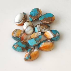 พลอยอัญมณีธรรมชาติแบบหลังแบนทำจากทองแดง3x5mm-20x30mm อัญมณีหลวมพิเศษสำหรับการทำเครื่องประดับขายส่ง - Product Image 5