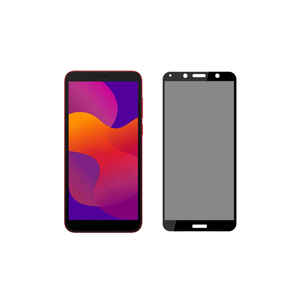 เน็ตซี่สำหรับหัวเว่ย Y5P 5D แอนตี้สปายฟิล์มกันรอยหน้าจอสีดำความเป็นส่วนตัวกระจกนิรภัยฟิล์มด้านหน้าป้องกันการกระแทก ป้องกันรอยขีดข่วน - Product Image 1