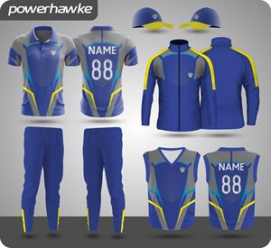 High Quality Designer Adult <b>Boys</b> Cricket Uniform Set Custom Team Name & Colour Full Set Including Collar Jersey - Product Image 3