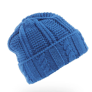 Gorro de punto corto de alta calidad con logotipo personalizado, gorro de jacquard, gorro de invierno cálido de punto acanalado, gorros de calavera de pescador, gorros de reloj - Product Image 3