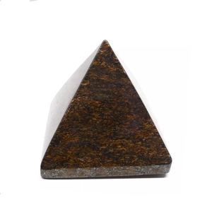พีระมิดคริสตัลคริสตัลรักษาด้วยพลอยหินธรรมชาติปิรามิดคริสตัลรักษาแบบ bronzite - Product Image 2