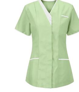 Hospital Uniforms Unisex <b>Doctor</b> Scrubs <b>Sets</b> Cotton Polyester Twill Fashion Jogger Leg Short-sleeved Overalls for Women Men - Product Image 6