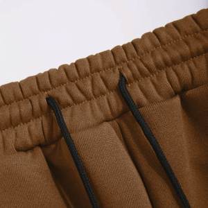 Color Block Sweatsuits para hombres Full Zip Hoodies Sudadera Elástico Cordón Pantalones de chándal con bolsillos 2 piezas - Product Image 6