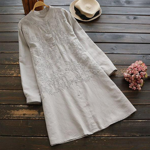 OEM Plus Size Mujer Primavera Verano Camisa Mujer Camiseta de manga corta Blusa superior Mejor calidad Camisas al por mayor ODM - Product Image 1