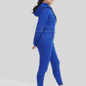 Mode tendance porter nouveau look femmes survêtements à manches longues 100% coton fait femmes survêtements - Product Image 4