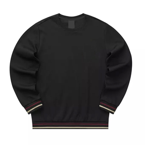 Sweat-shirt homme de qualité supérieure, style décontracté, couleur unie, en polaire pour l'hiver, avec votre propre logo. - Product Image 1