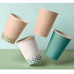 Vasos de papel compostables para café, té y jugo, resistentes a fugas, duraderos e impresos a medida, disponibles en tamaños de 4oz a 16oz - Product Image 5