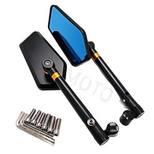 Espejo retrovisor para motocicleta Ducati Suzuki GSR Honda Yamaha Triumph KTM Kawasaki Piezas de motocicleta CNC aluminio Motorrad Spiegel - Product Image 1