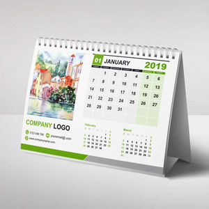 Calendario de Escritorio Personalizado con Logotipo |   Impresión de Calendarios de Mesa Promocionales Corporativos para la Marca de la Empresa y Regalos de Oficina - Product Image 5