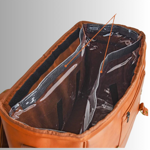 กระเป๋าเก็บความเย็นใส่ไวน์หนังแท้สำหรับตั้งแคมป์กันน้ำ24L หรูหราสำหรับเบียร์น้ำอัดลมโซดา - Product Image 6