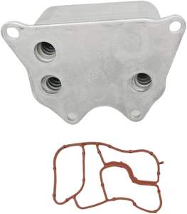 Refroidisseur d'huile moteur pour Volkswagen Jetta Passat CC Tiguan Beetle GTI Eos <span class=keywords><strong>Audi</strong></span> A3 A3 Quattro A4 A5 A6 TT Quattro Q5 Allroad - Product Image 1