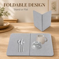 Séparateur de table pliable en feutre, set de table rectangulaire pour salle à manger et cuisine, organisateur de couverts peu encombrant, OEM ODM Vente en gros