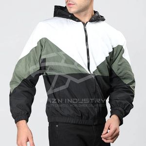 Nueva chaqueta cortavientos elegante para hombre con cremallera cortavientos de invierno cortavientos al por mayor chaquetas cortavientos personalizadas para hombre - Product Image 3