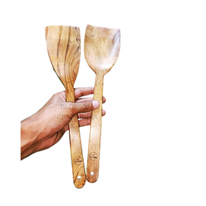 Cuchara de Madera Ecológica con Pulido Espejo y Mango Largo para Mejorar las Técnicas de Cocina de Salsas - Product Image 2