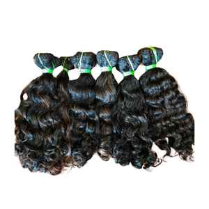 Paquete de cabello Remy indio virgen de grado 100% certificado, cutícula humana Real alineada, onda Natural sin procesar, precio razonable - Product Image 2