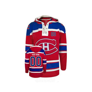 Sudadera con Capucha de Hockey sobre Hielo Personalizada, Diseño Sublimado, Sudadera Holgada Juvenil con Cuello de Encaje para Hombre - Product Image 1