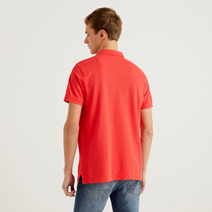Golf personnalisé pour hommes en gros direct d'usine pour T-shirts polo Jersey respirant manches courtes en coton avec motif imprimé - Product Image 3