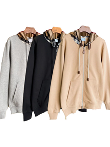 Cárdigan con Capucha, Cierre de Cremallera y Encaje, Estilo Británico, Versión para Estados Unidos y Europa, para Hombre y Mujer, Comercio Exterior Transfronterizo - Product Image 2