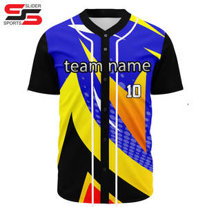 เสื้อเบสบอลออกแบบเองได้เสื้อเจอร์ซีย์นักเบสบอลมืออาชีพ - Product Image 4