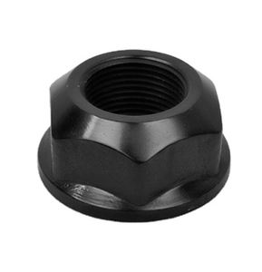 Indian Manufacturer's Durable Steel Spindle Flange Nut Sturdy Hardware <b>Fastener</b> with Polished/Zinc Plated Finish - Product Image 1