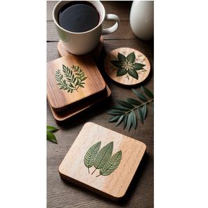Posavasos de Madera Elegantes para Bar, Cocina y Oficina, para Fiestas, Eventos y Otros Usos - Product Image 6