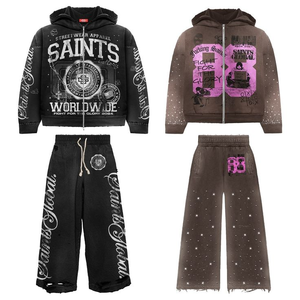 Chándal Informal con Capucha para Invierno, Diseño Personalizado, 100% Algodón, Tejido Ligero de Alta Calidad, Colores Personalizados, Múltiples Estampados - Product Image 4