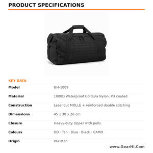 Ruggedized Heavy Duty Large Capacity Denim Fingerprint Equipment Bag <b>Water</b> Resistant Latent Print Field Kit <b>Case</b> CSI Powder Lift - Product Image 2