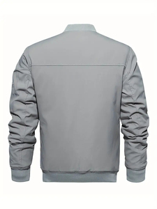 Chaqueta Bomber de Piel de Oveja Negra para Hombre, Personalizable, de Alta Calidad, Transpirable, con Capucha, para Invierno - Product Image 2