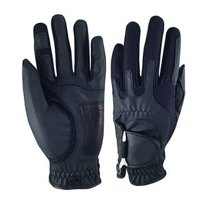Guantes de golf de cuero de agarre pesado de dedo completo de golfista profesional cómodos para uso deportivo sostenible-logotipo personalizado mano derecha - Product Image 1