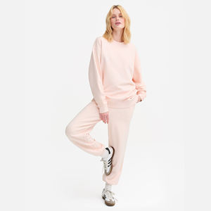 Sudaderas de gimnasio de gran tamaño para mujer, poliéster, algodón, lana, cuello redondo, técnica de lavado de talla grande, temporada de invierno para adultos - Product Image 5