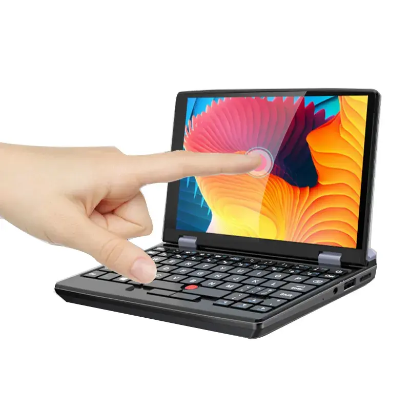 Nhà Máy Giá Rẻ 7 Inch Mini Pocket Máy Tính Xách Tay Màn Hình Cảm Ứng Mini Netbook J4105 Giành Chiến Thắng 10 12GB RAM SSD 1Tb Xách Tay Máy Tính Xách Tay PC