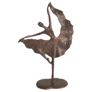 Sculpture artisanale en métal, figurine humaine décorative faite à la main pour table de salon, sculpture moderne pour la décoration intérieure - Product Image 5