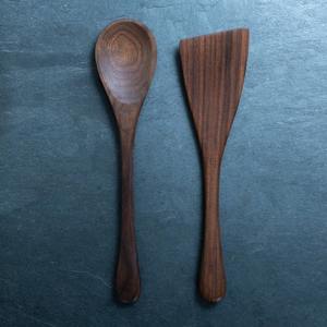 Juego de Utensilios de Cocina de Madera de Lujo Hechos a Mano, Novedad de Metier, Desechables, Ecológicos, Reciclables, de Madera de Teca Natural para Fiestas - Product Image 5