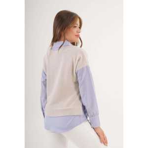 Blusas y Camisas Modernas para Mujer al por Mayor, Camisa Adornada con Pedrería - Product Image 1