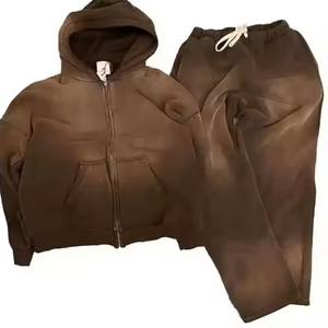 เสื้อมีฮู้ดผู้ชายผ้าฝ้ายผสมเสื้ออันดับสำหรับฤดูใบไม้ร่วงสบายระบายอากาศได้ดีดีไซน์ซีดจางง่ายต่อการสวมใส่ซักสมเหตุสมผล - Product Image 2