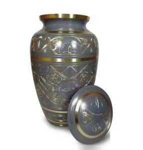 Urnas de cenizas humanas de alta calidad para mujeres y hombres Urna de cremación de aluminio para adultos Cenizas ecológicas con frascos Urnas de cremación - Product Image 4