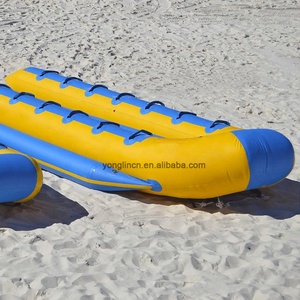 Jouets gonflables de <span class=keywords><strong>mer</strong></span>, Tubes de bâche de poisson volant, jeux d'eau gonflables flottants bateau banane - Product Image 2