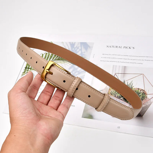 Ceinture en cuir véritable pour femmes de luxe, de haute qualité, avec boucle en cuivre, réglable, ceinture de mode, imperméable - Product Image 3