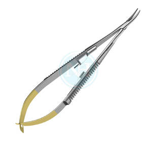 Portaagujas Recto Castroviejo de 10 mm, Fino y Delicado, con Bloqueo, Precio al por Mayor, Herramientas Quirúrgicas - Product Image 4