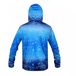 Service OEM Personnalisable Sweat à capuche de pêche à manches longues pour hommes Respirant à séchage rapide Protection solaire UPF 50 - Product Image 2