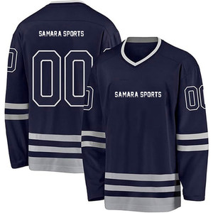 Sudadera con capucha de hockey con bordado en blanco de último diseño, camiseta de hockey sobre hielo con sublimación personalizada para niños y adultos - Product Image 3