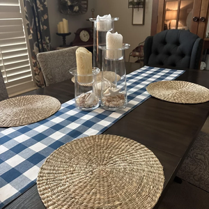 Best Seller Handmade Seagrass <b>Placemats</b> Table <b>Round</b> Woven <b>Placemats</b> Gold Wicker <b>Placemats</b> Autumn Table Decor Wholesale Supplier - Product Image 5