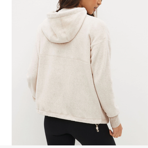 Heavyweight Pullover <b>Hoodies</b> for Women's 100% Cotton Fur Inside Warm Winter Clothing Custom Brand Logo Print Women Hoodie - Product Image 6