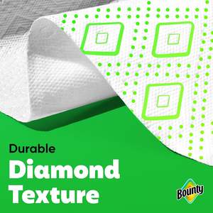 Toallas de Papel Desechables Bounty Select-A-Size de 2 Capas, 8 Rollos Triples Blancos, 135 Hojas por Rollo - Product Image 3