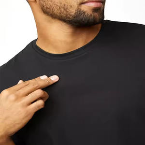 Productos promocionales de gran venta Camiseta de algodón 100%, ropa deportiva lavada, camisetas de diseño en blanco informal para hombres - Product Image 4