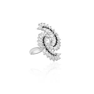 Bague Boomerang en diamant - Product Image 3