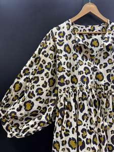 Robe mi-longue imprimée bohème à la mode et à la demande pour filles idéale pour les rassemblements décontractés et les vacances en Inde - Product Image 2